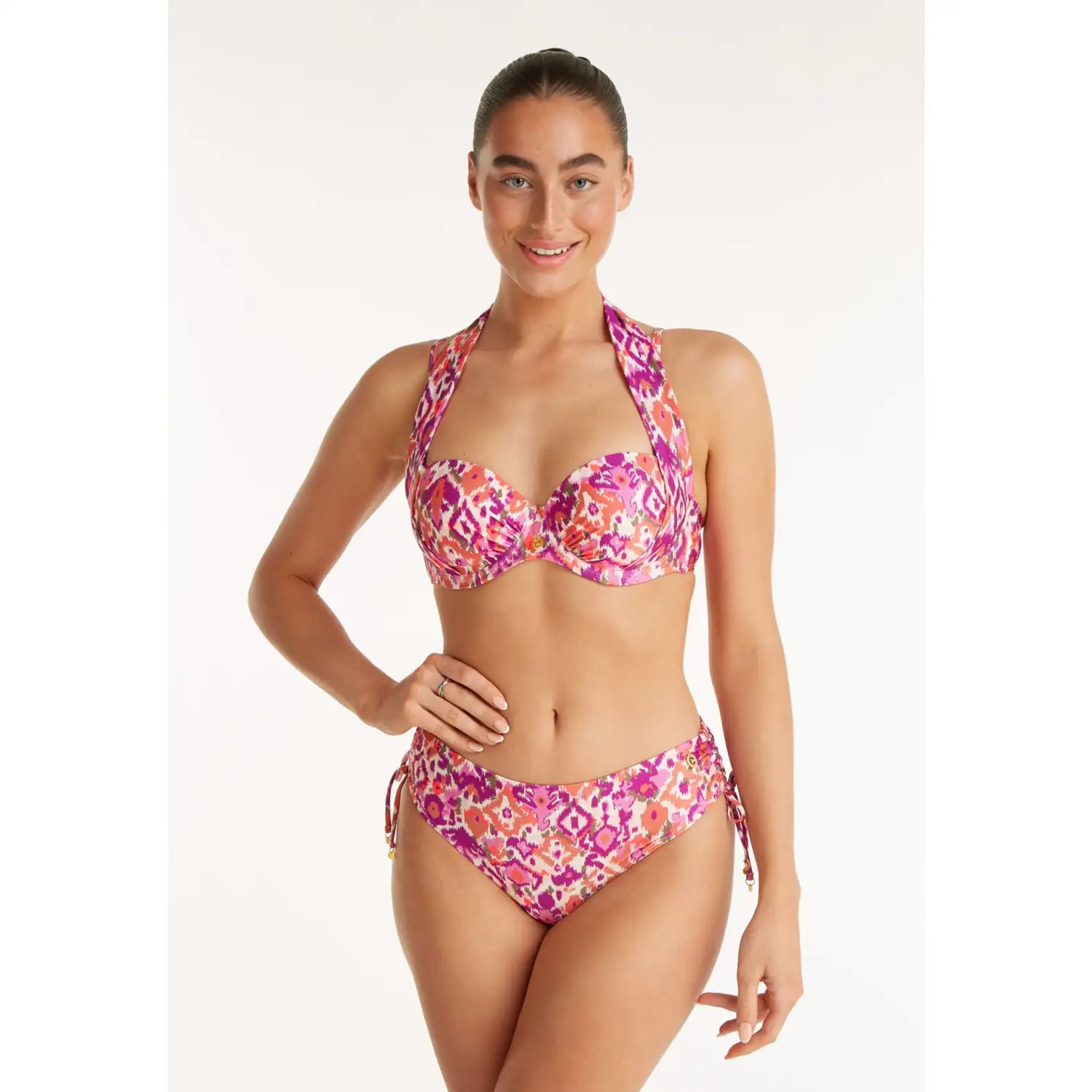 60318-3668 TEN CATE BEACH Bikini bottom midi bow summer ikat - Afbeelding 3