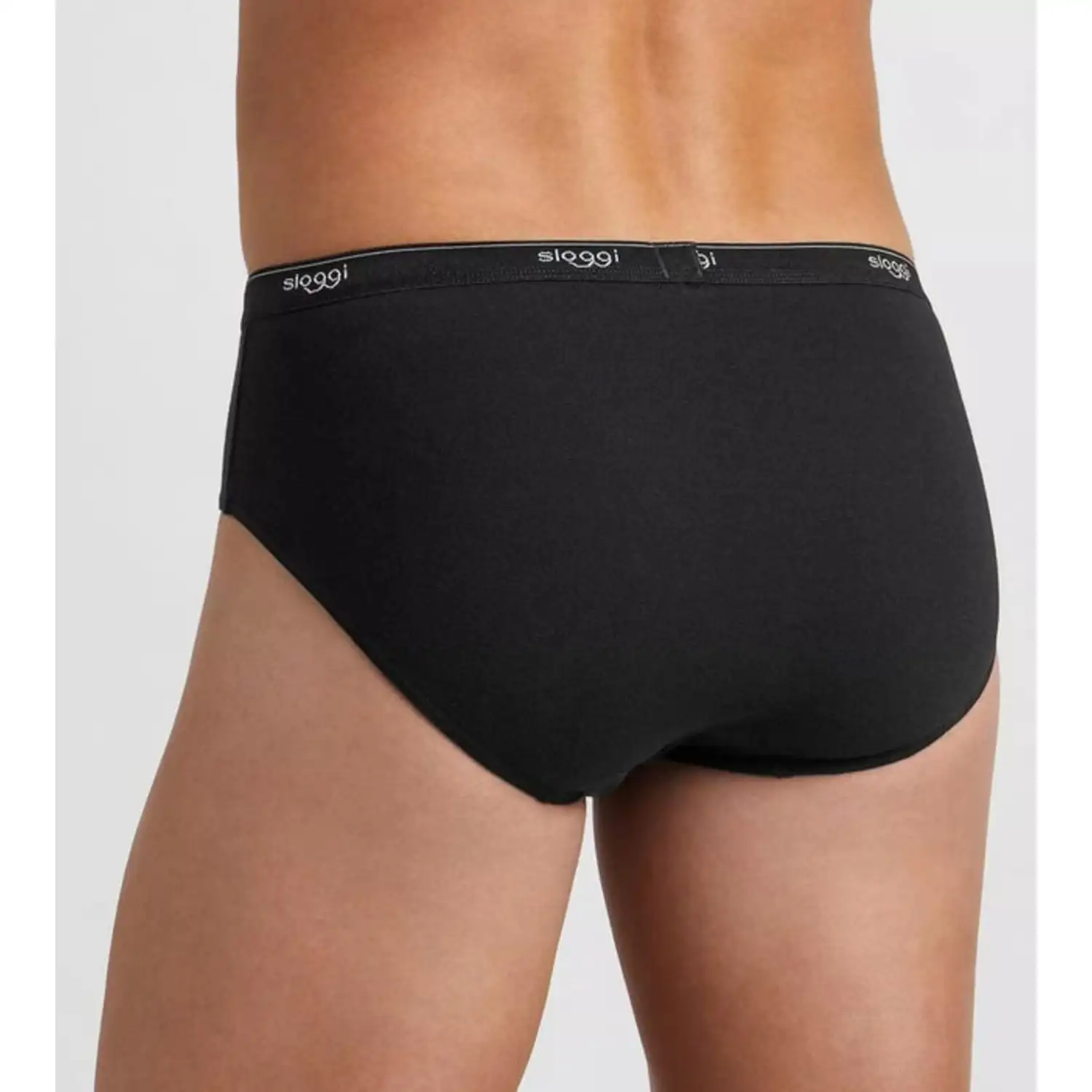 10004712-0004 sloggi men Basic Midi zwart - Afbeelding 3