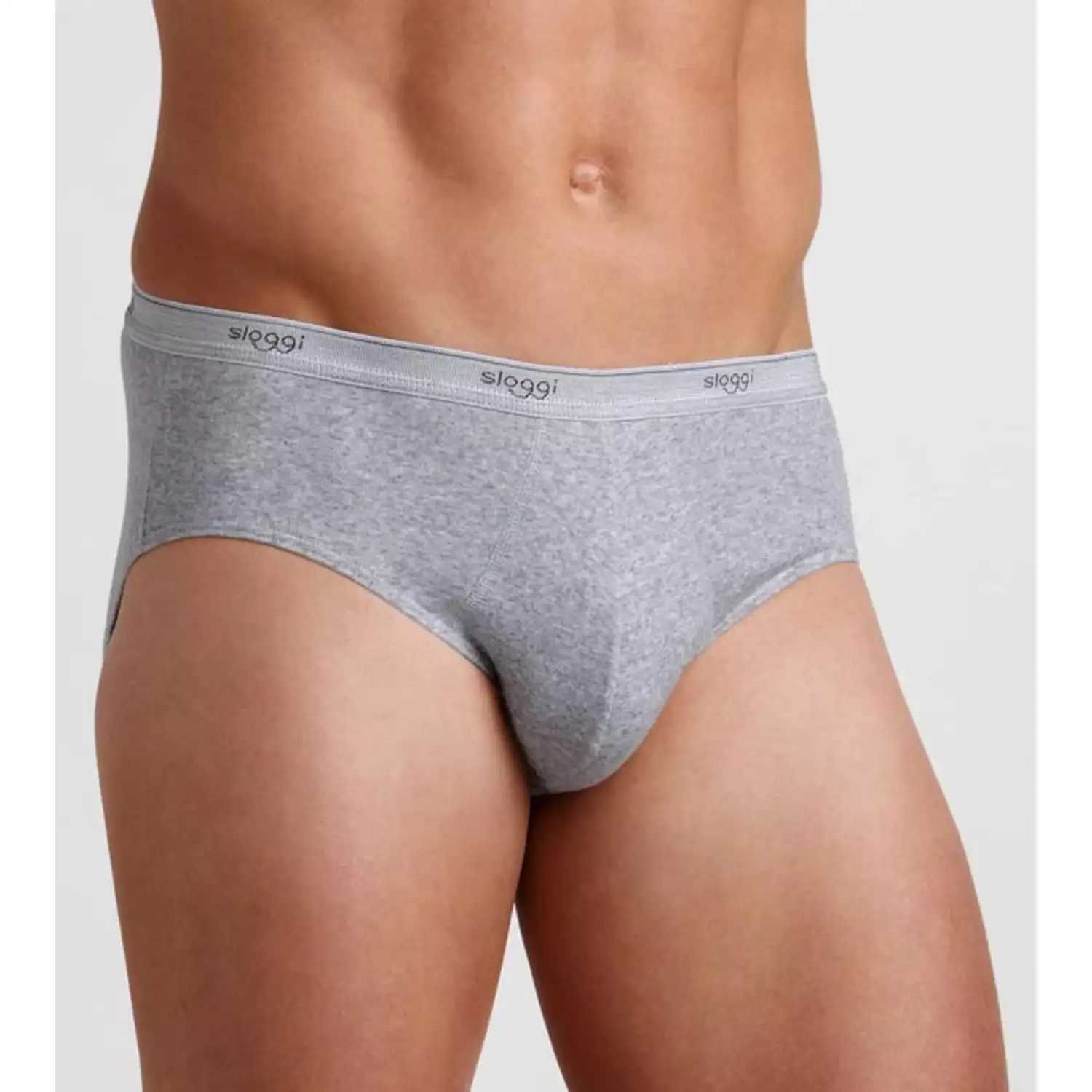 10004712-0034 sloggi men Basic Midi grijs - Afbeelding 2