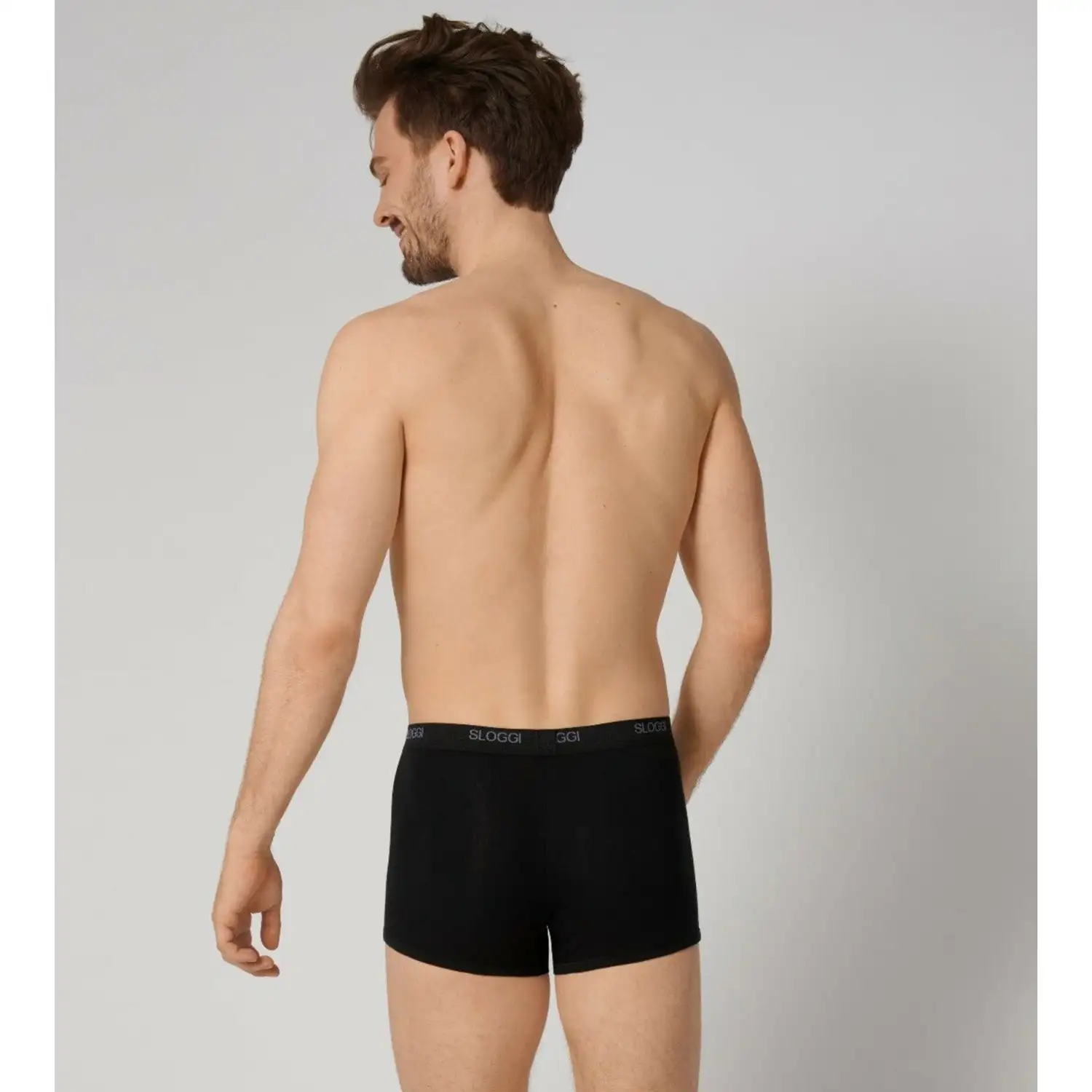 10004753-0004 sloggi men Basic Short zwart - Afbeelding 2