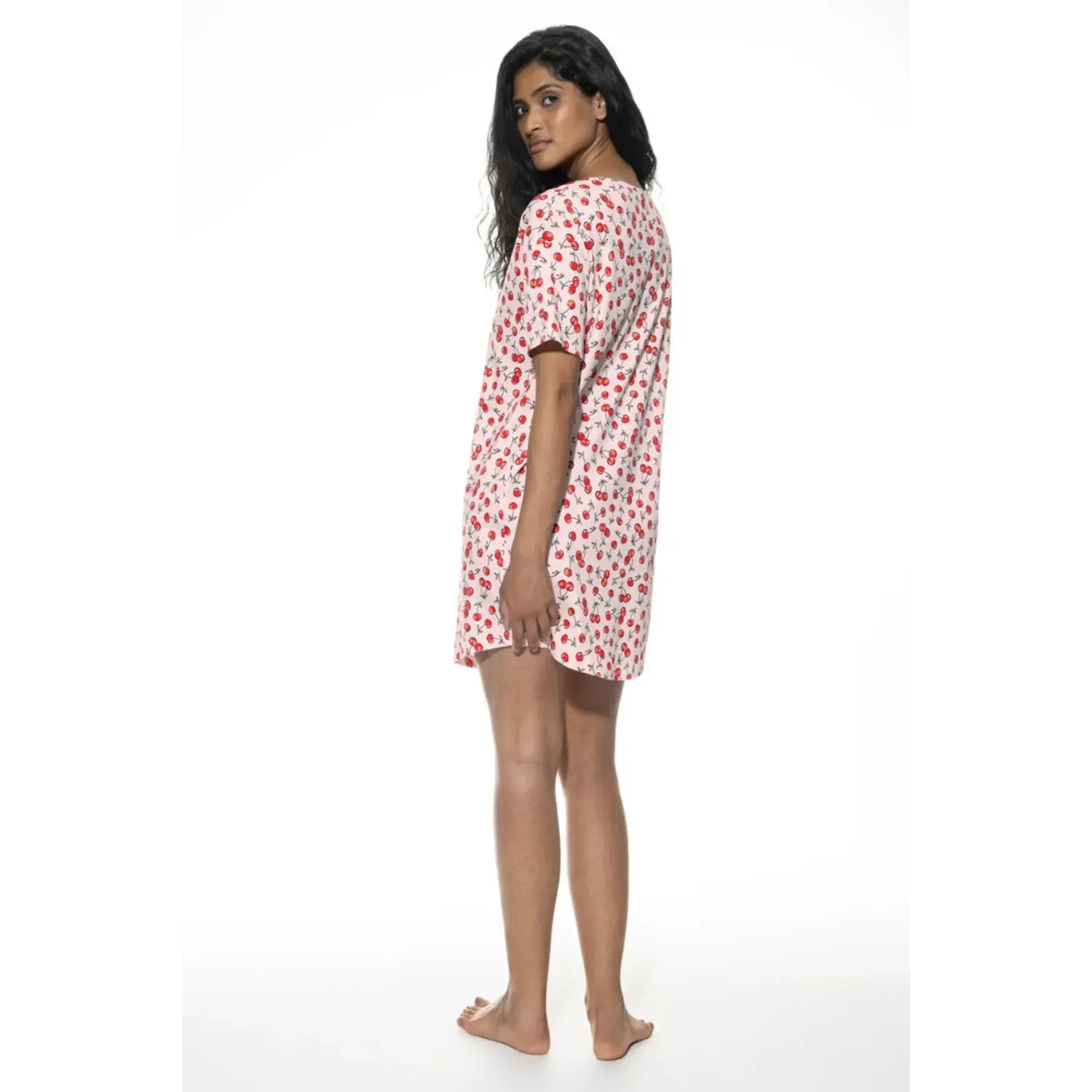 1230057-558 Mey Sleepy&Easy big shirt short sleeve bonbon pink - Afbeelding 3