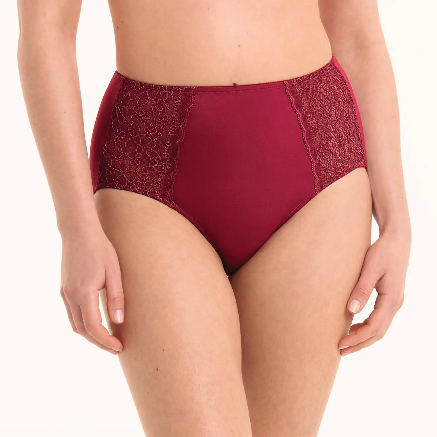 1512-124 Anita Havanna Tailleslip+ dark red - Afbeelding 2