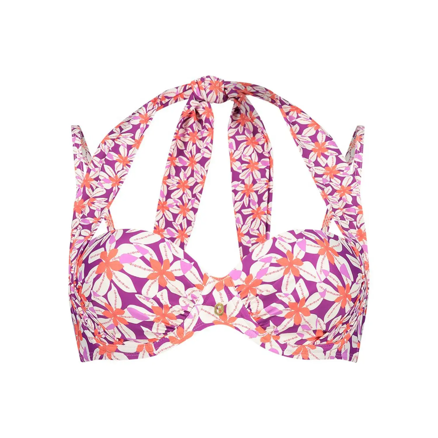 TEN CATE BEACH 60016-5069 Bikini top multiway padded wired summer flowers