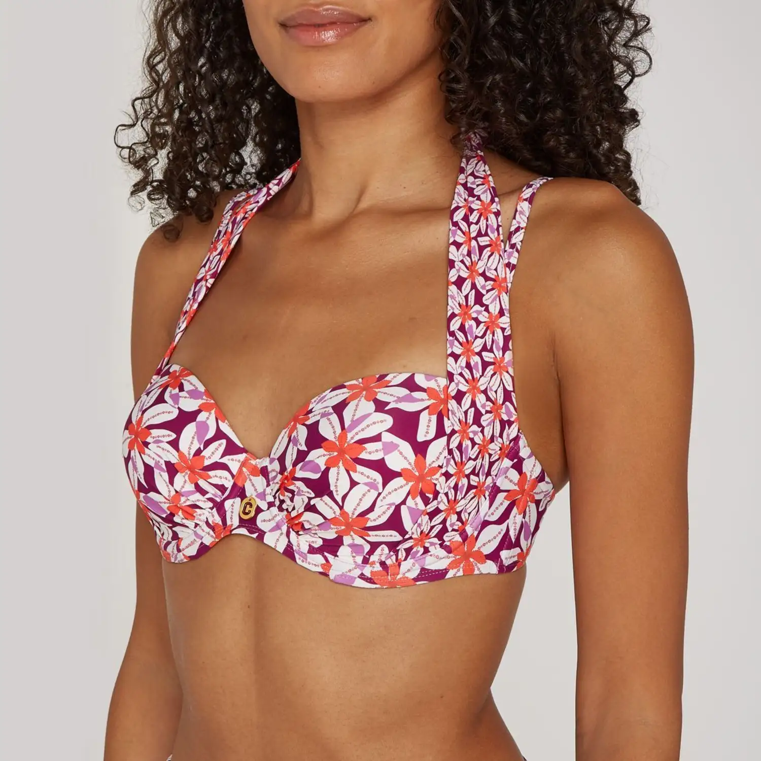 TEN CATE BEACH 60016-5069 Bikini top multiway padded wired summer flowers - Afbeelding 4