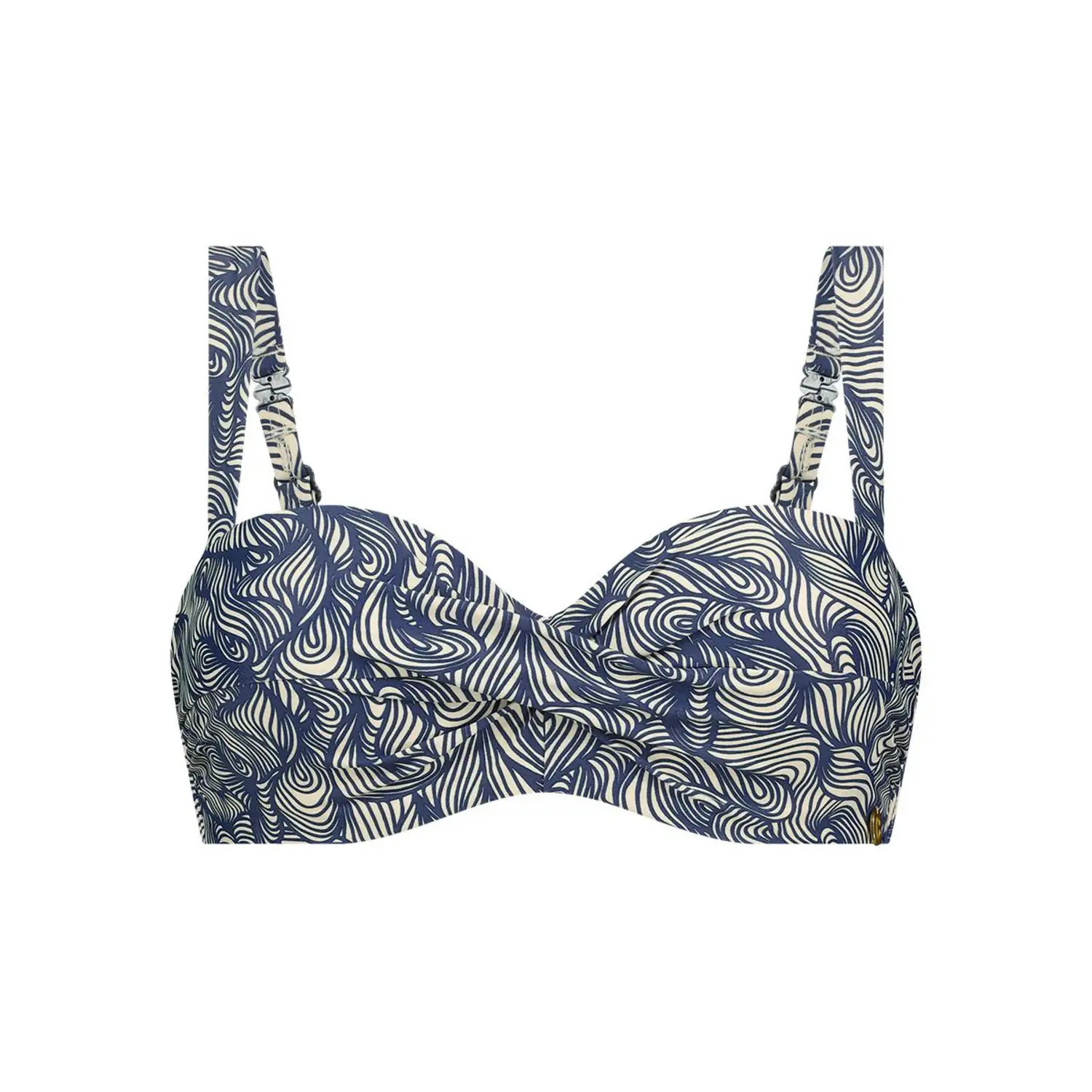 TEN CATE BEACH 60017-5076 Bikini top twisted padded wired abstract loop