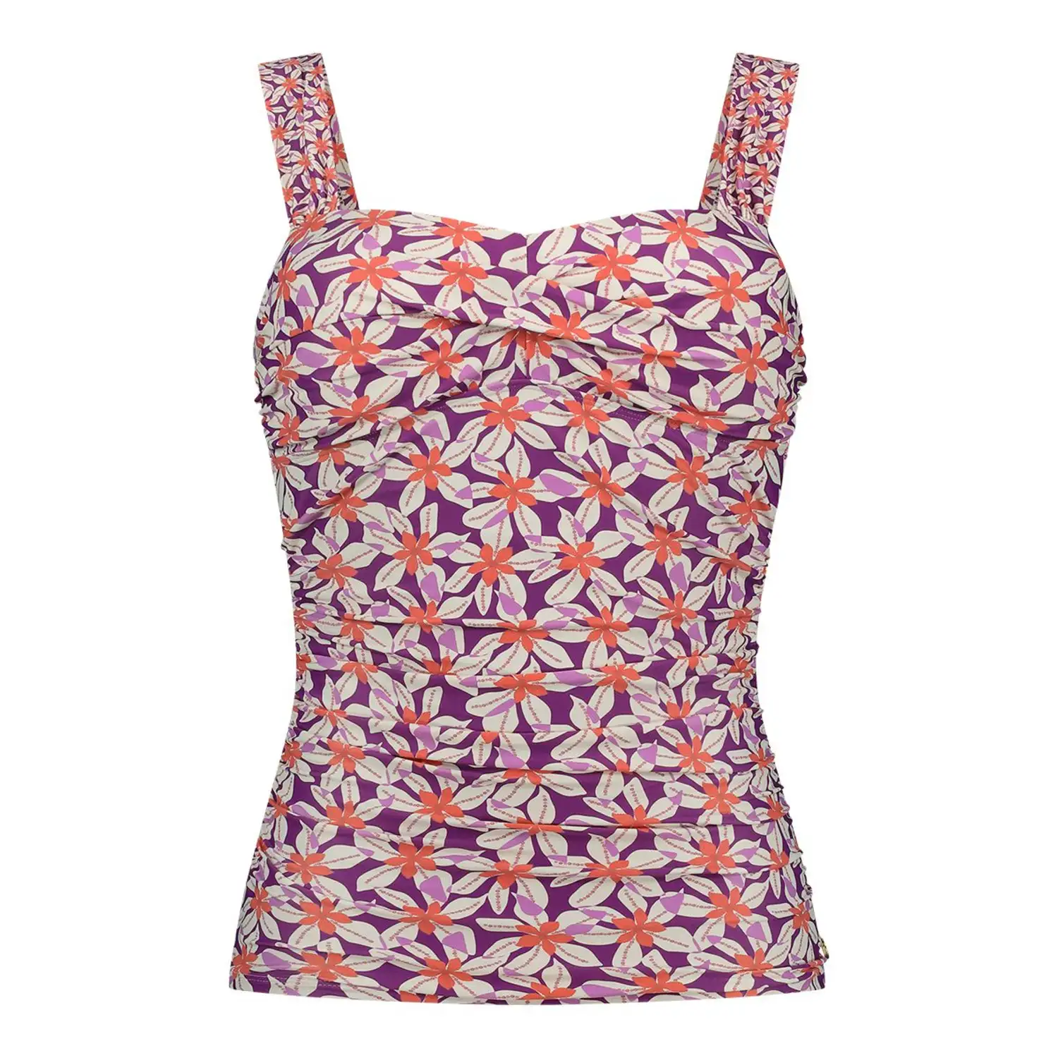 TEN CATE BEACH 60020-5069 Tankini top twisted padded summer flowers