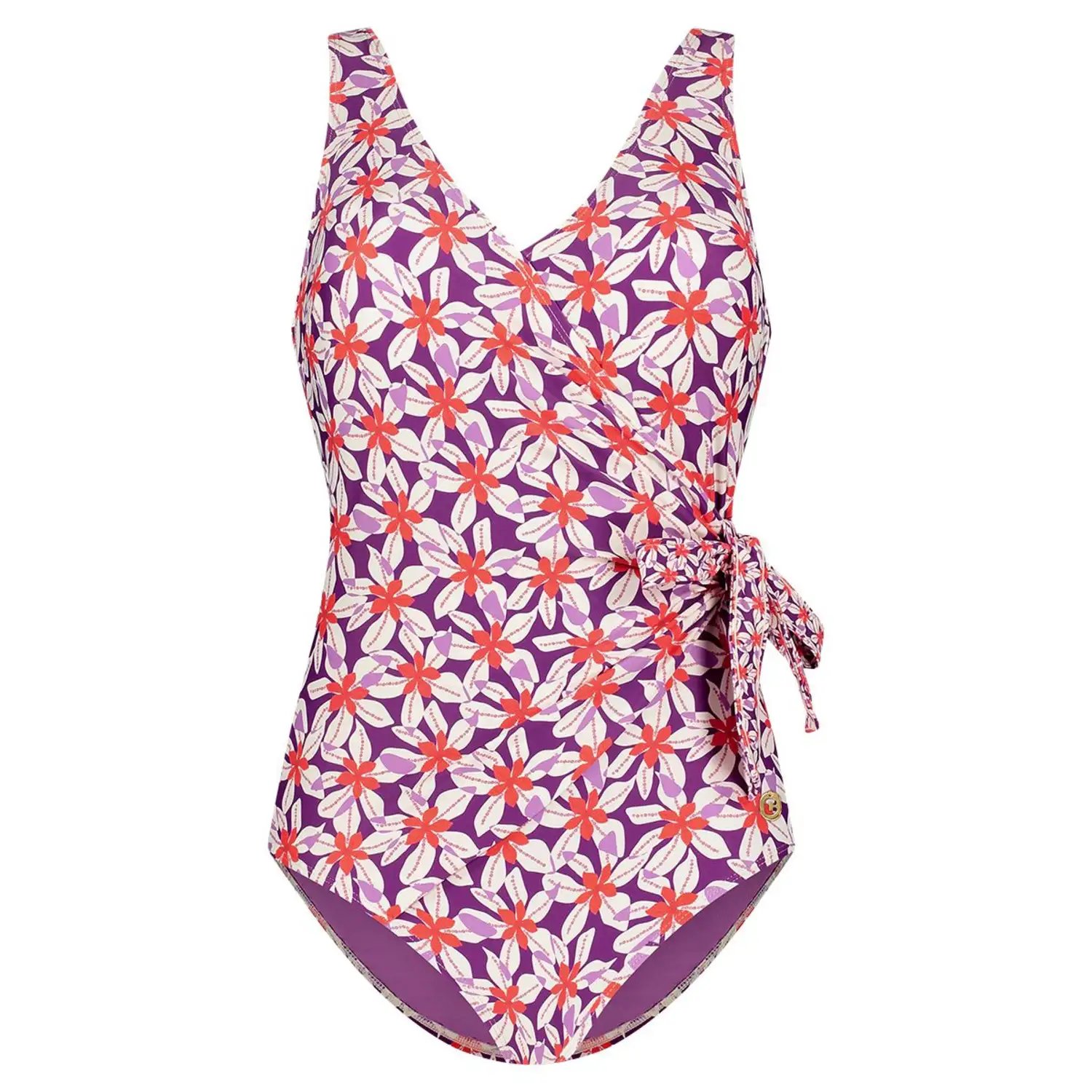TEN CATE BEACH 60031-5069 Swimsuit v-neck padded summer flowers