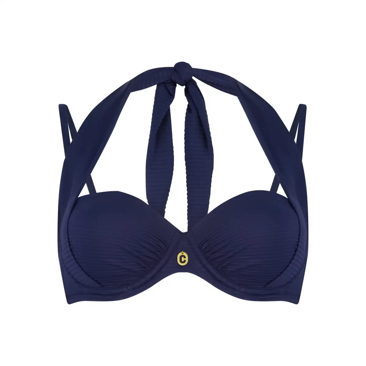 60657-1640 Ten Cate Swim Bikini top multiway padded wired ink blue