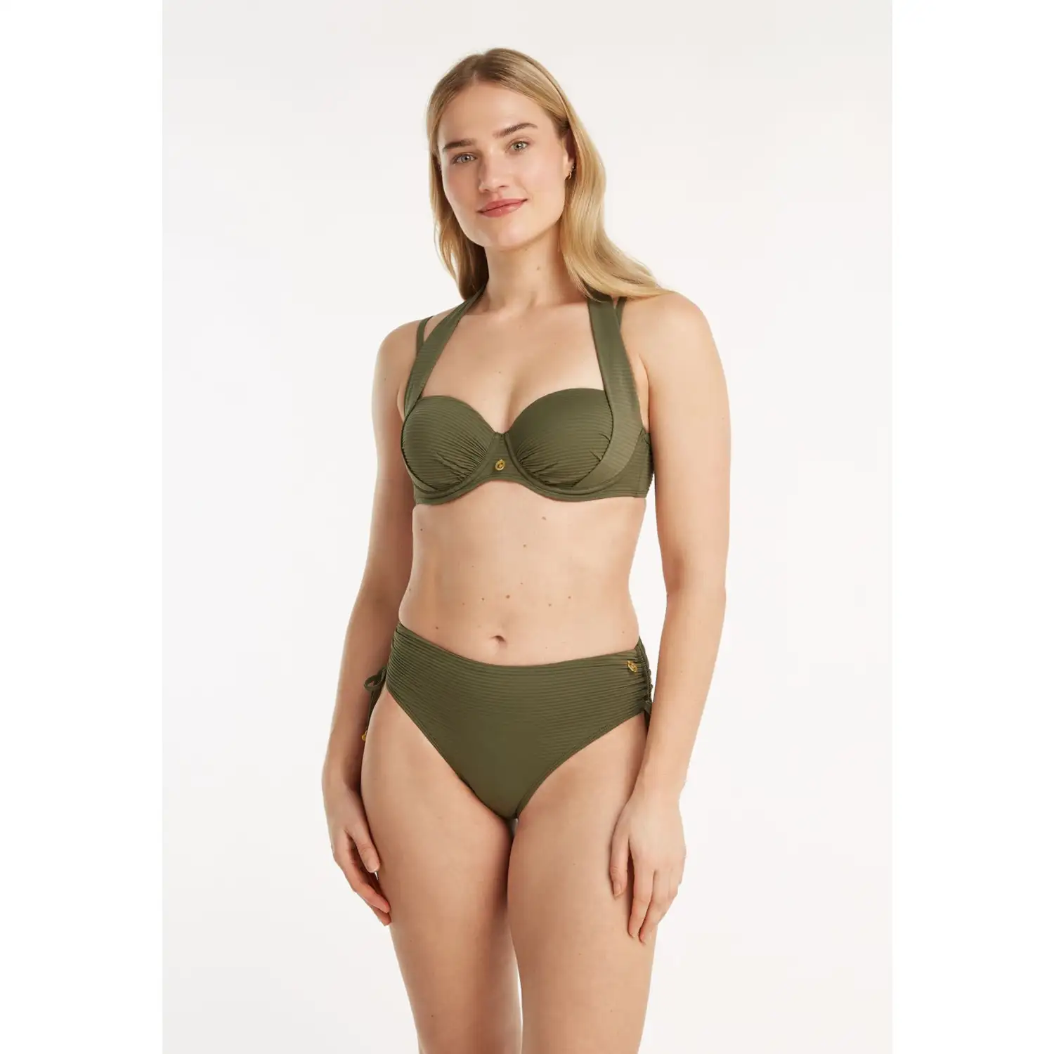 60403-2186 TEN CATE BEACH Bikini top multiway padded wired deep olive - Afbeelding 4