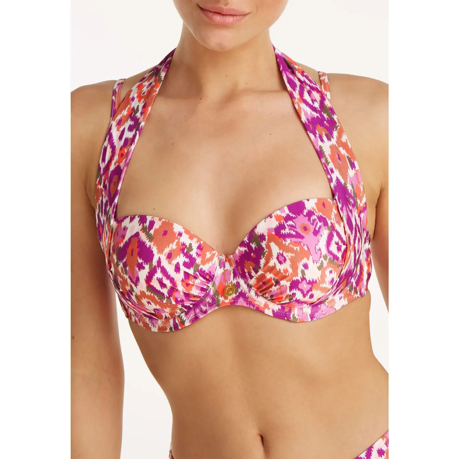 60399-3668 TEN CATE BEACH Bikini top multiway padded wired summer ikat - Afbeelding 3
