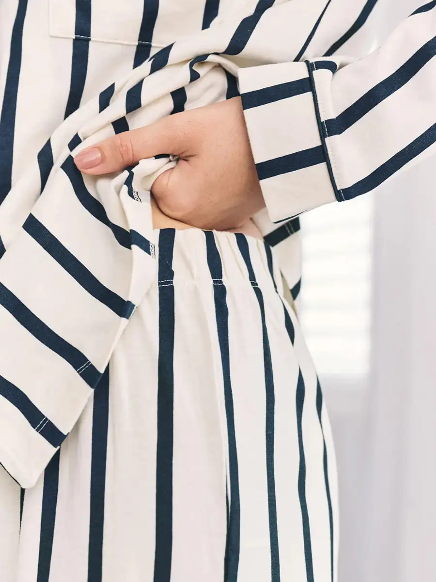 CW2007RSTP20 Chelsea Peers Button Up Long Set blauw - Afbeelding 3