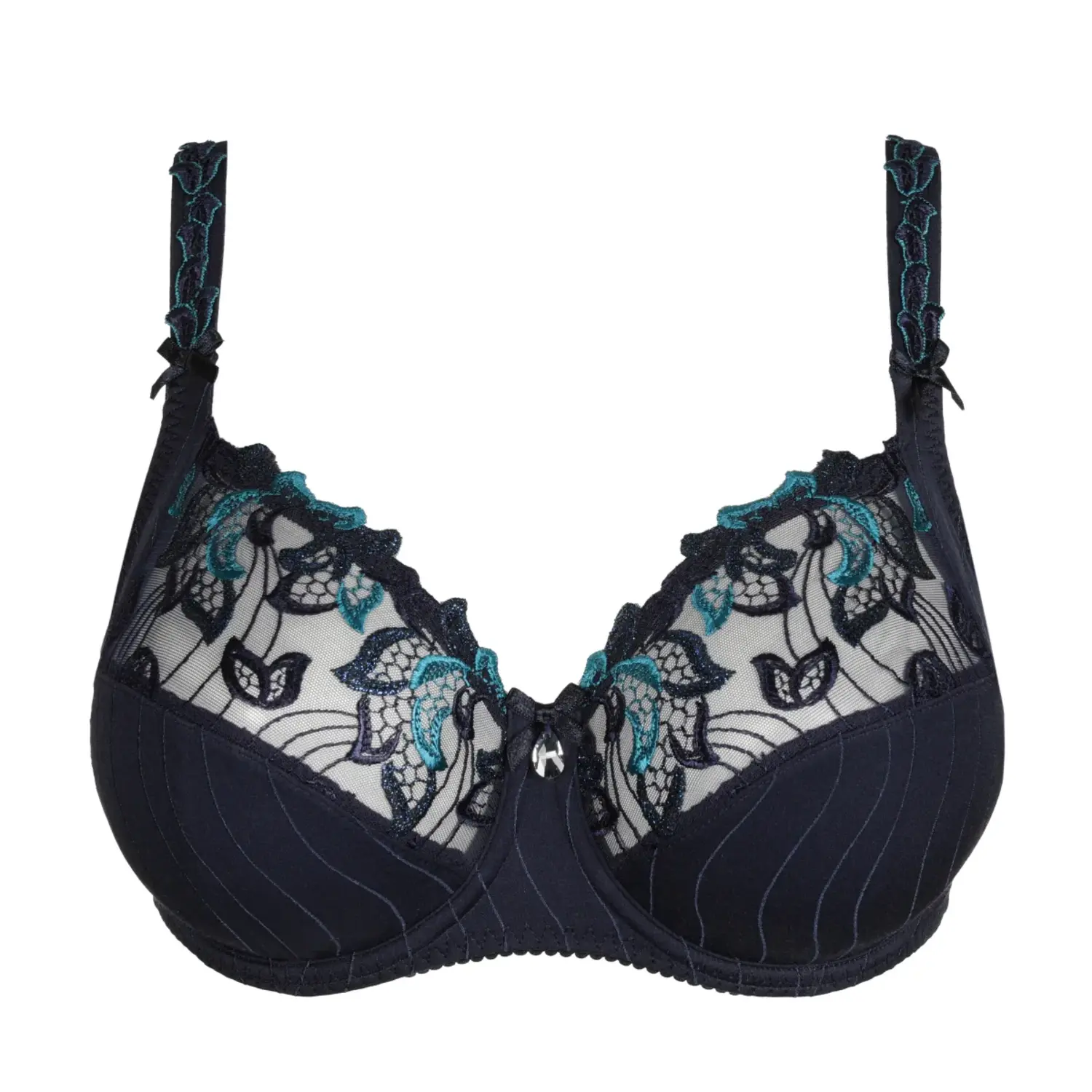 0161811-VEL PrimaDonna DEAUVILLE underwire bra velvet blue