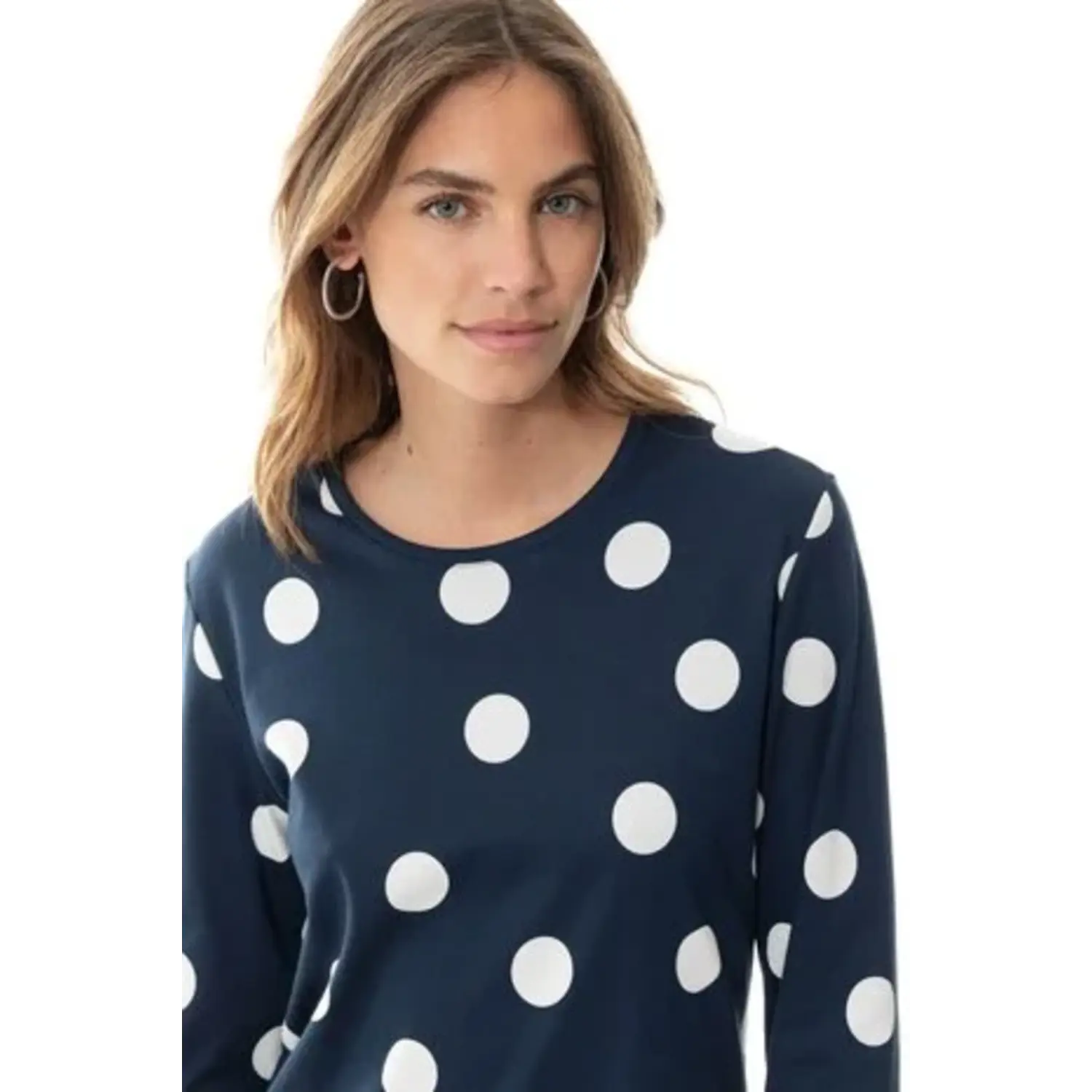 Mey sleepshirt long sleeve night blue - Afbeelding 2