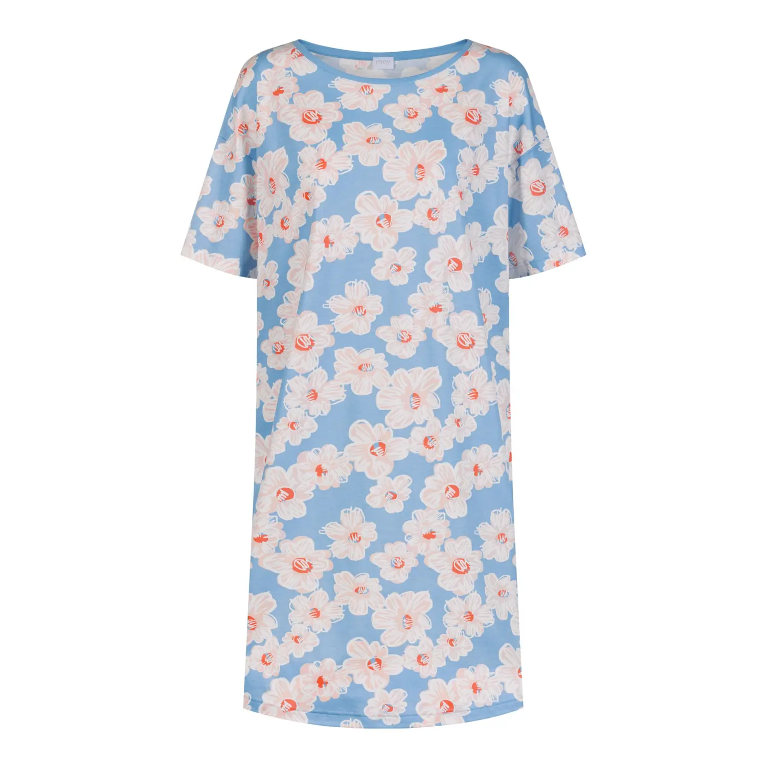 Mey 17594-544 sleepshirt short sleeve angel blue