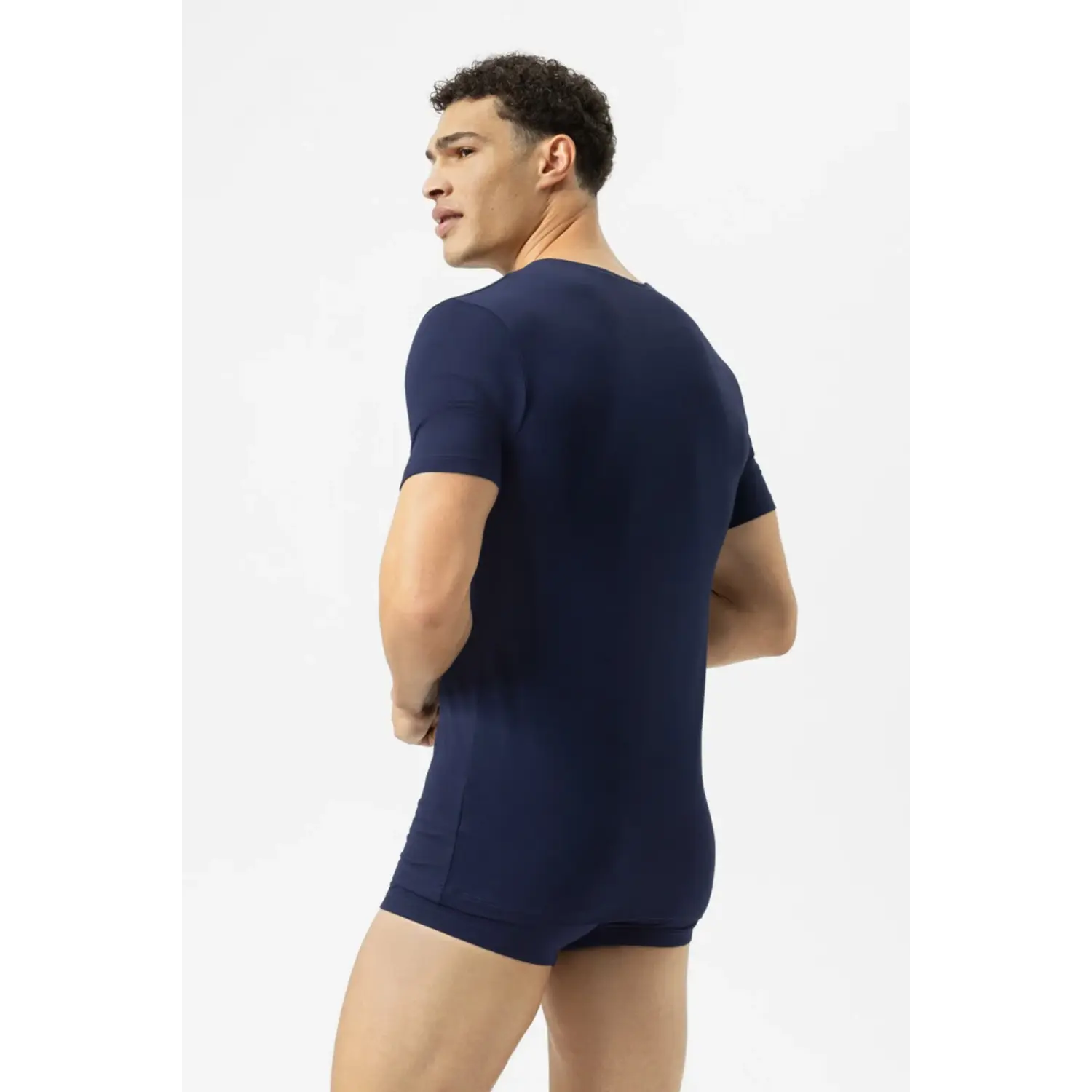 46002-668 Mey Functionals Shirt 1/2 Arm yacht blue - Afbeelding 2