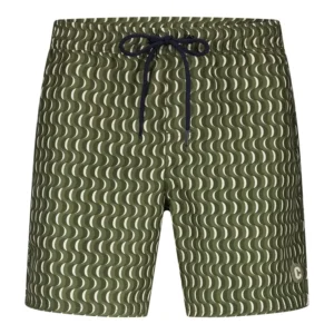 60410-6116 TEN CATE BEACH Beach short green swirl