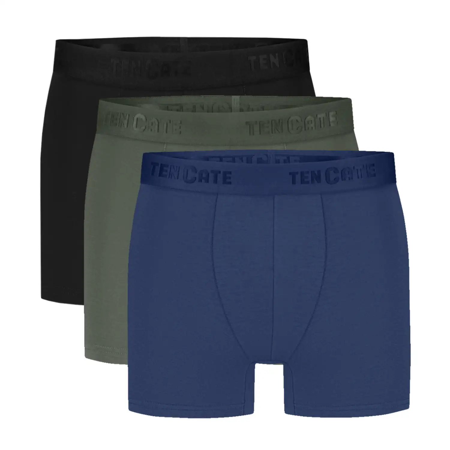 60704-2190 Ten Cate Mens boxer 3-pack 3-PACK mix green