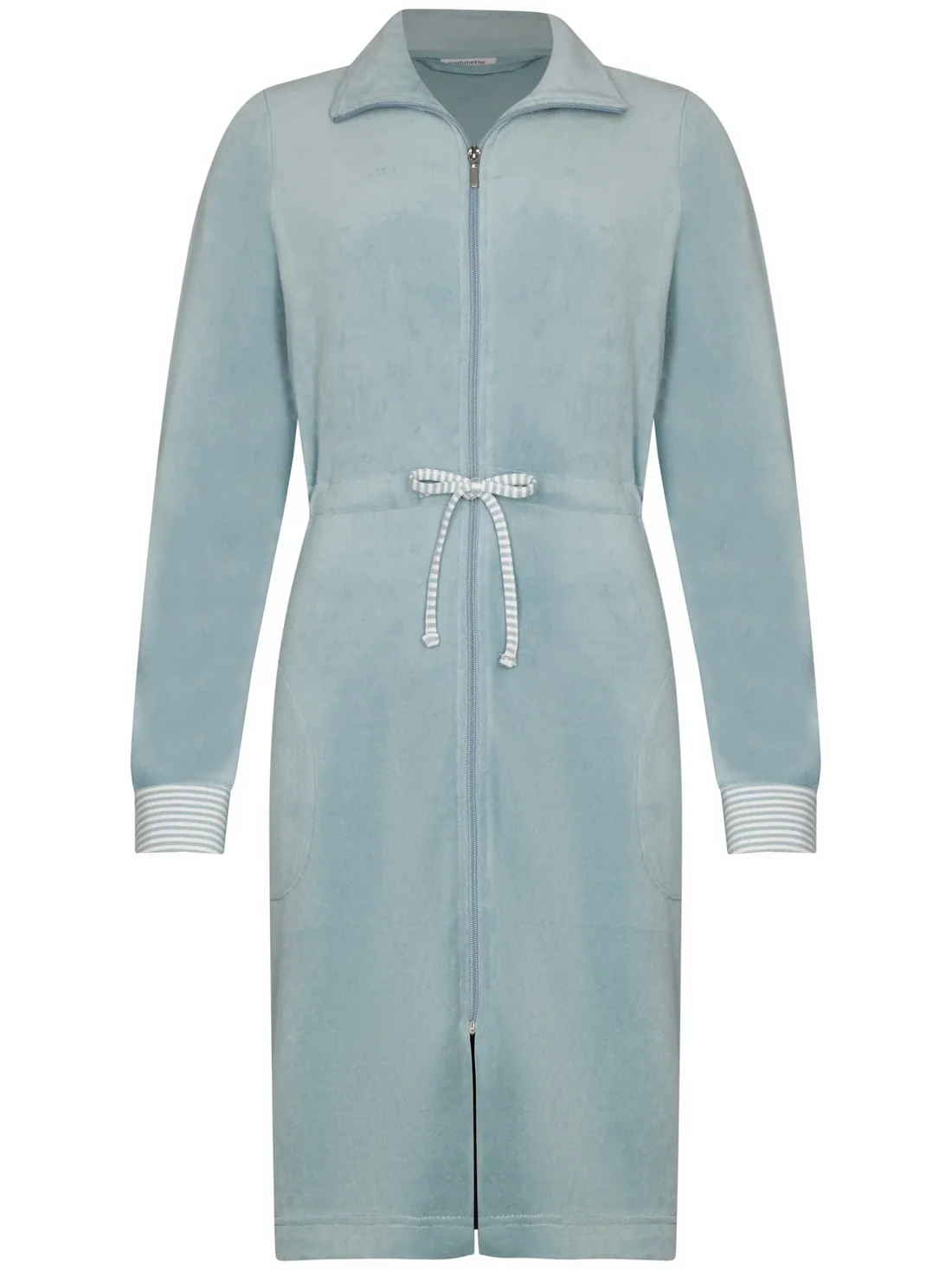 171261-124-1-510 Pastunette morning gown rits blauw