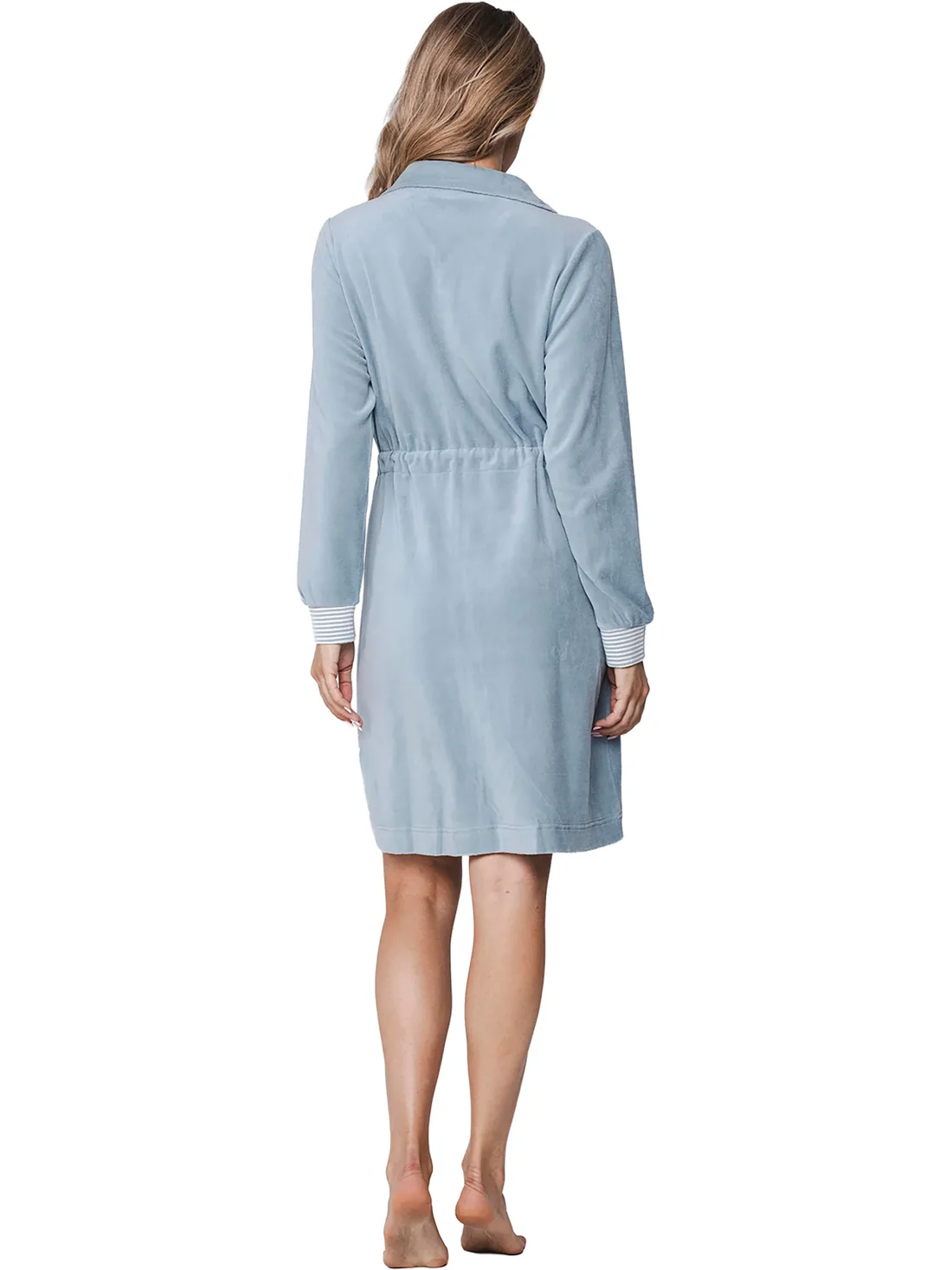 171261-124-1-510 Pastunette morning gown rits blauw - Afbeelding 3