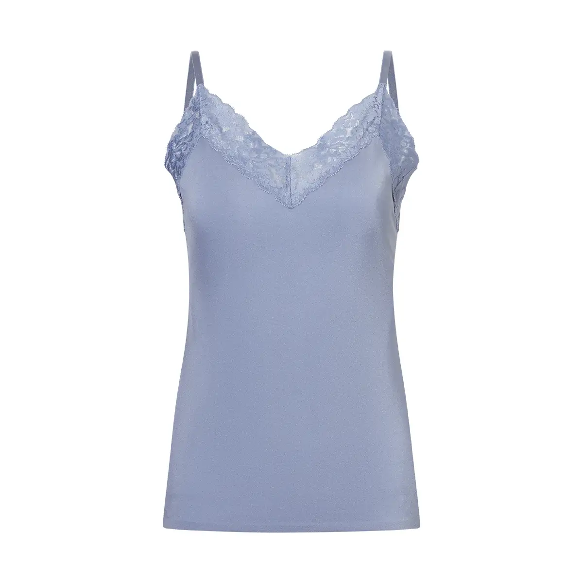32526-6223 TC Secrets Spaghetti top lace powder blue