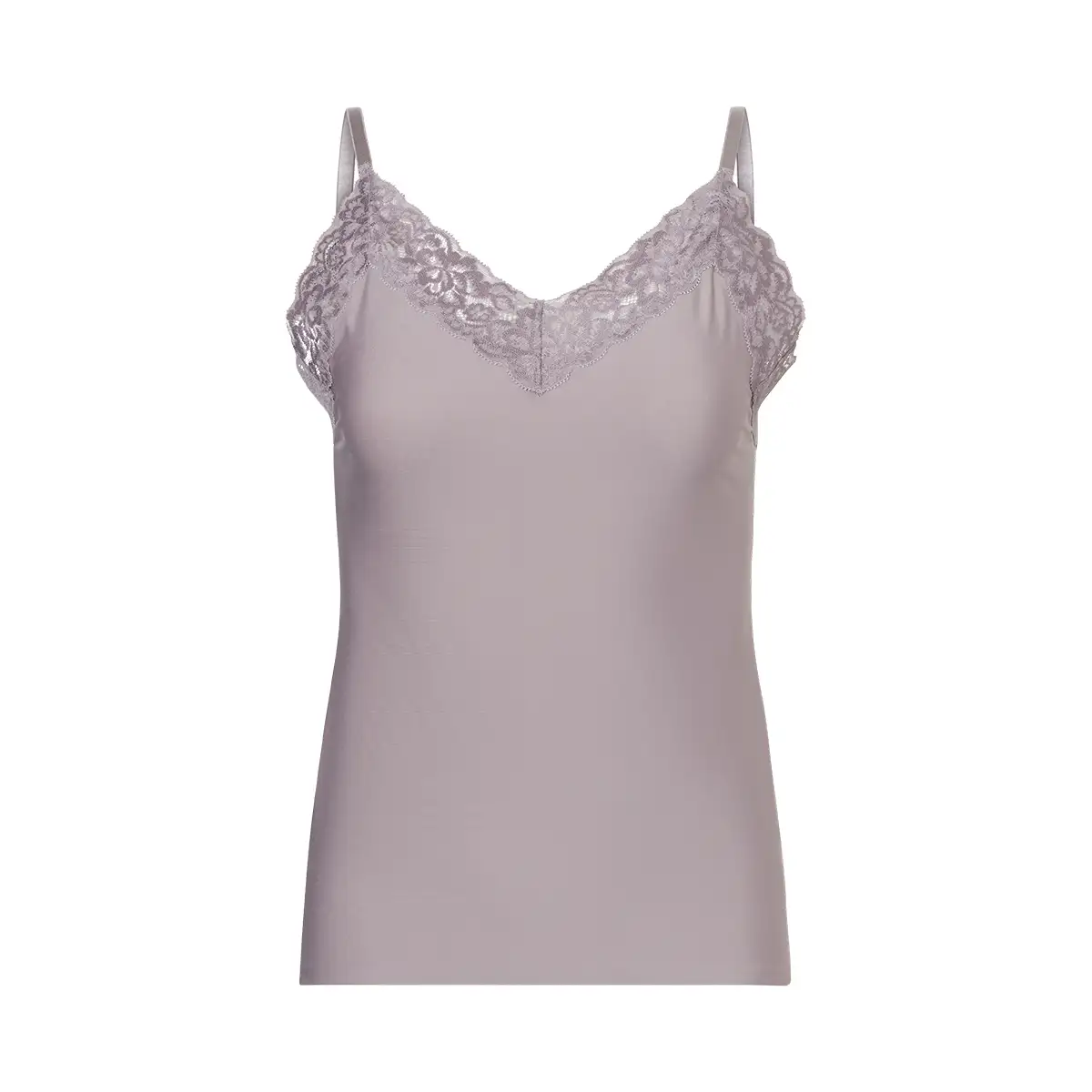 32526-6224 TC Secrets Spaghetti top lace soft taupe