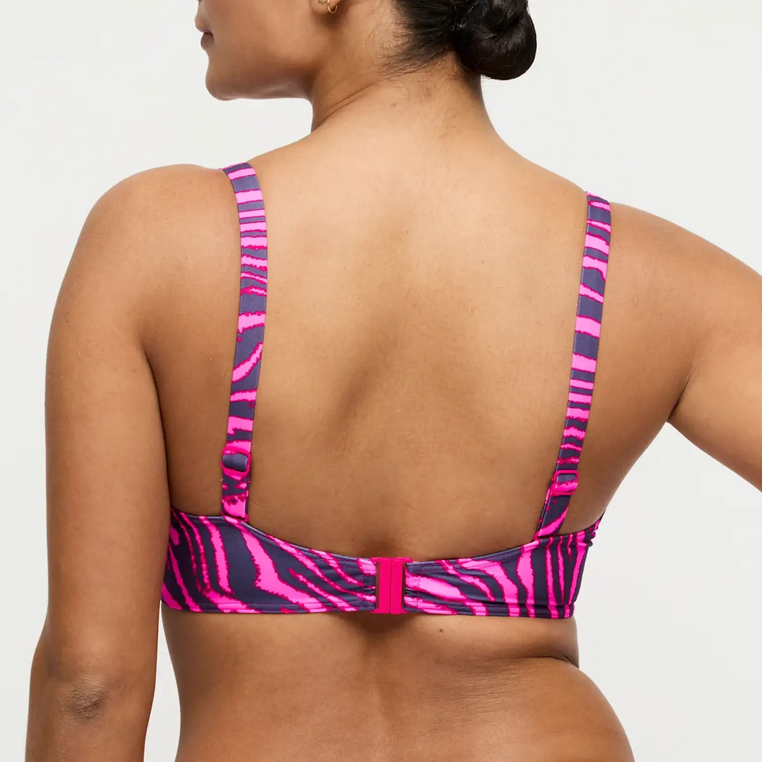 4013716-HPZ Primadonna Swim MALABO voorgevormde bikinitop hot pink zebra - Afbeelding 3