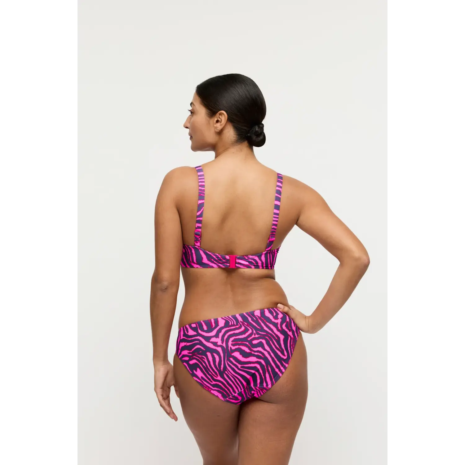 4013716-HPZ Primadonna Swim MALABO voorgevormde bikinitop hot pink zebra - Afbeelding 5