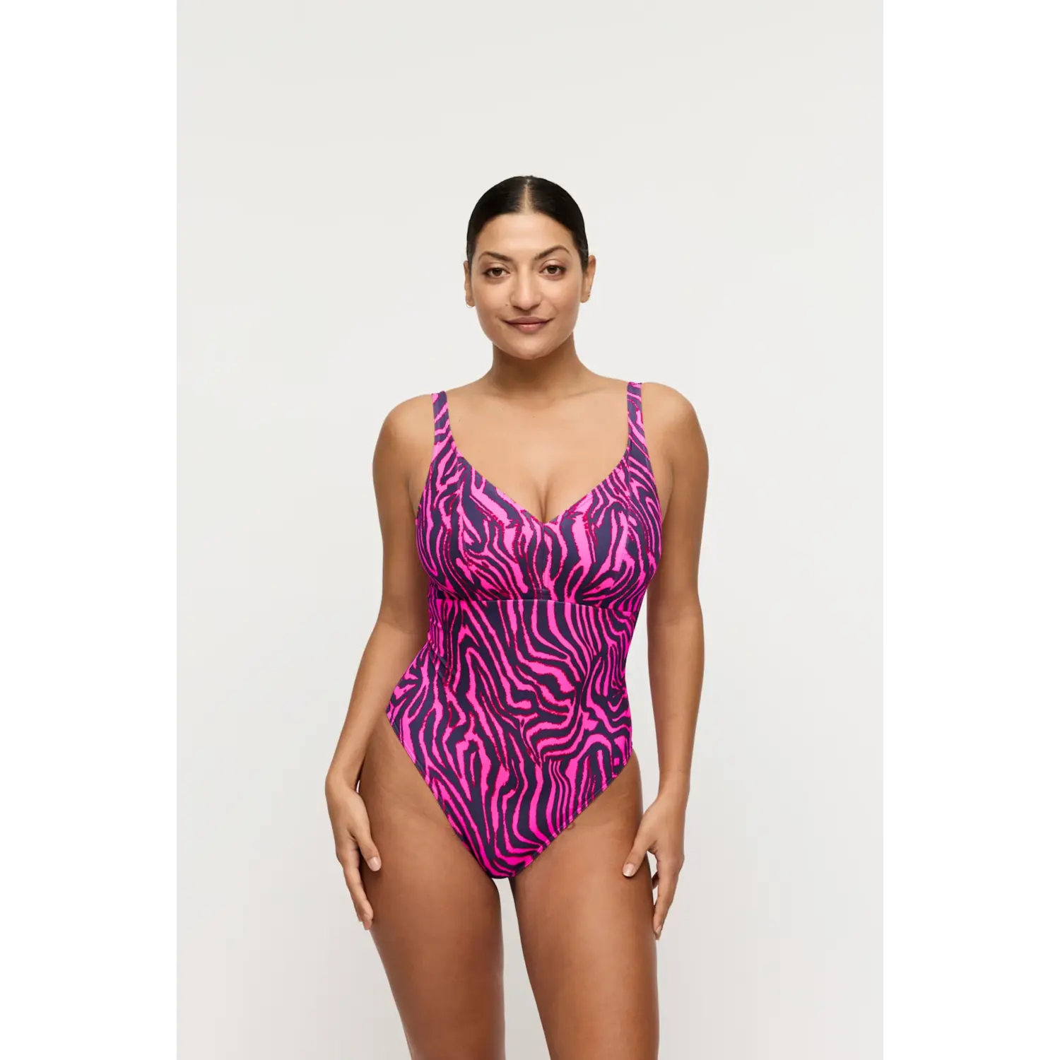 4013737-HPZ Primadonna Swim MALABO badpak hot pink zebra - Afbeelding 4