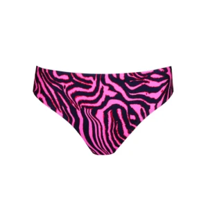 4013750-HPZ Primadonna Swim MALABO bikini slip hot pink zebra