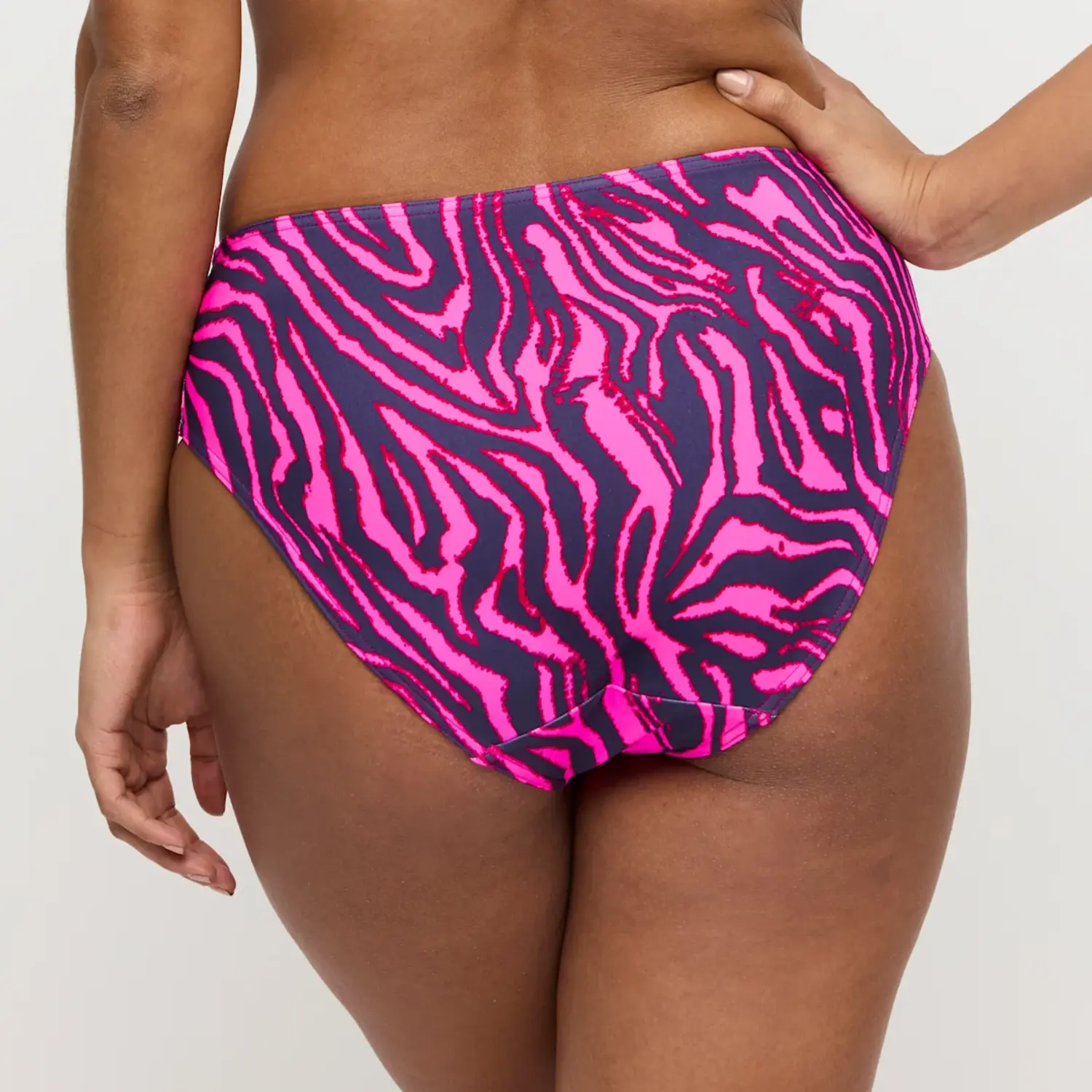 4013751-HPZ Primadonna Swim MALABO bikini tailleslip hot pink zebra - Afbeelding 3
