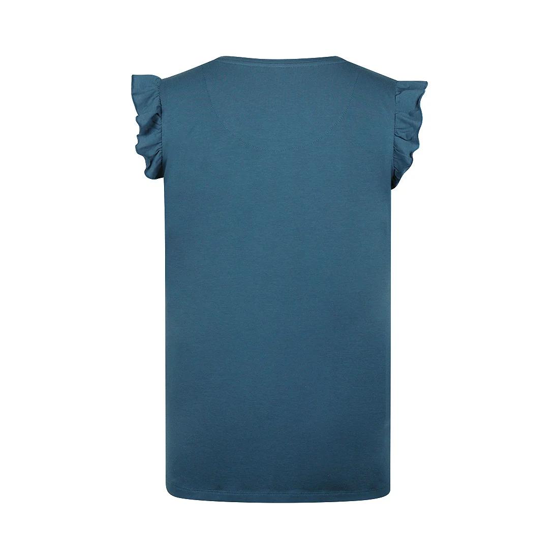 59106-38 Charlie Choe boxy t-shirt km blauw - Afbeelding 2
