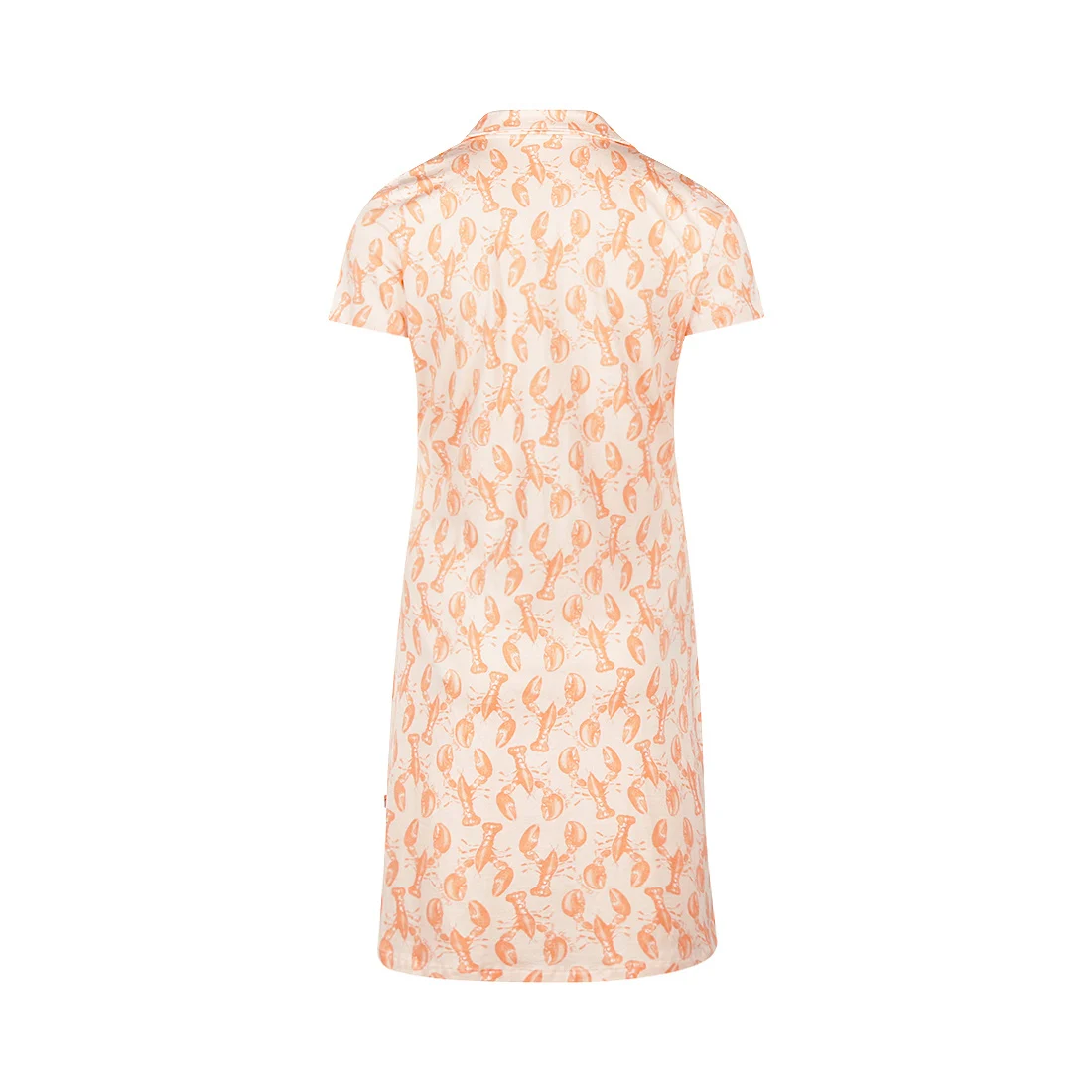 59134-38 Charlie Choe nightdress doorkn km oranje - Afbeelding 2