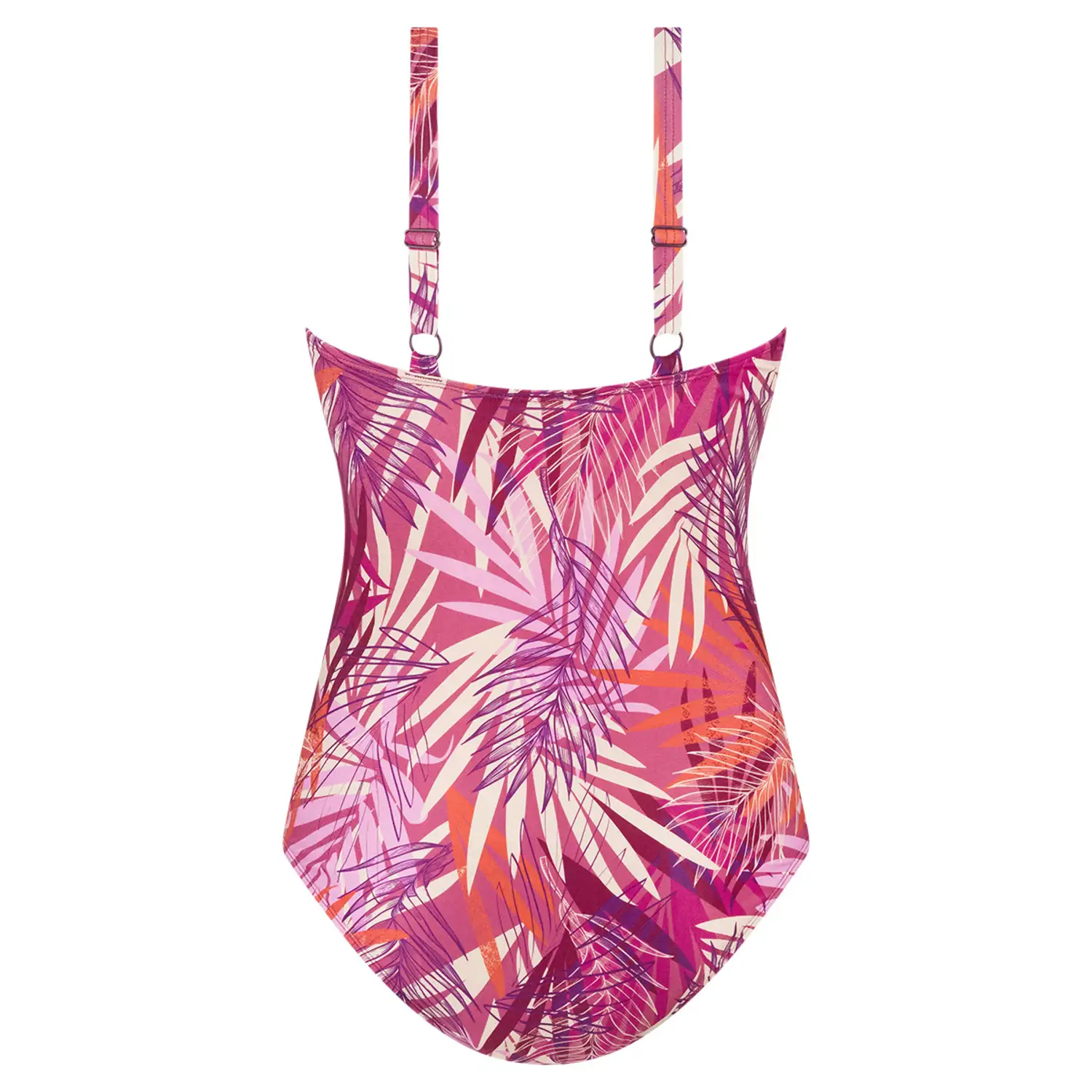 60593-6198 Ten Cate Swim Swimsuit soft cup buckle botanical leaves malaga - Afbeelding 2