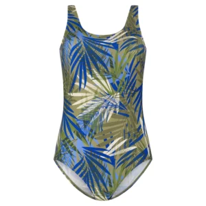 60651-6200 Ten Cate Swim Swimsuit soft cup botanical leaves