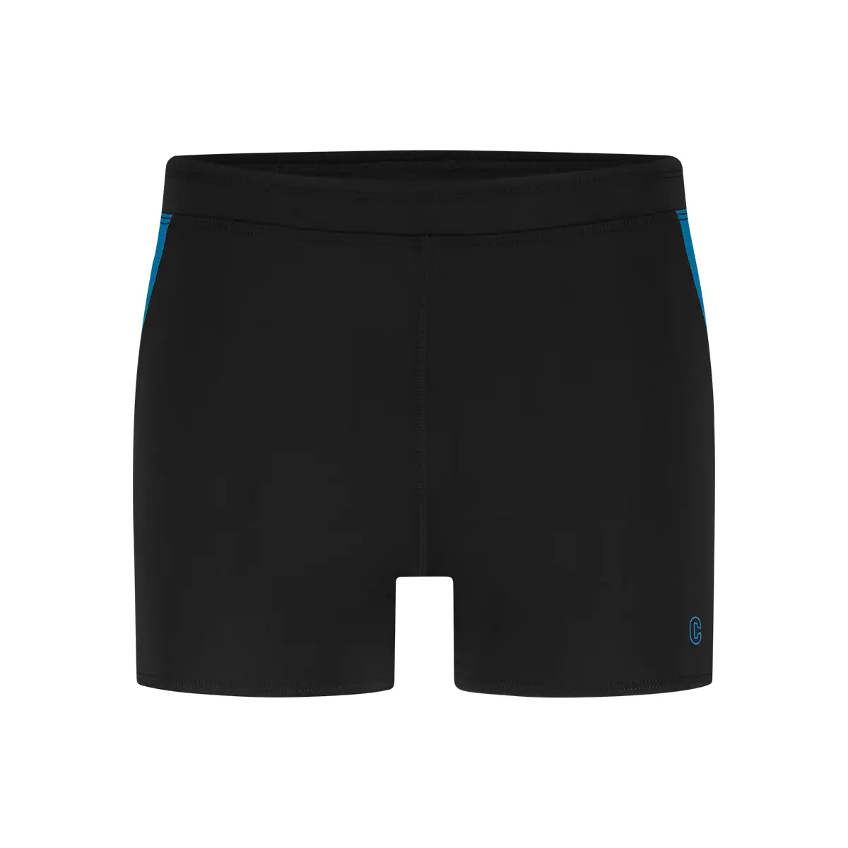 60710-6230 Ten Cate Swim zwemshorts black/petrol