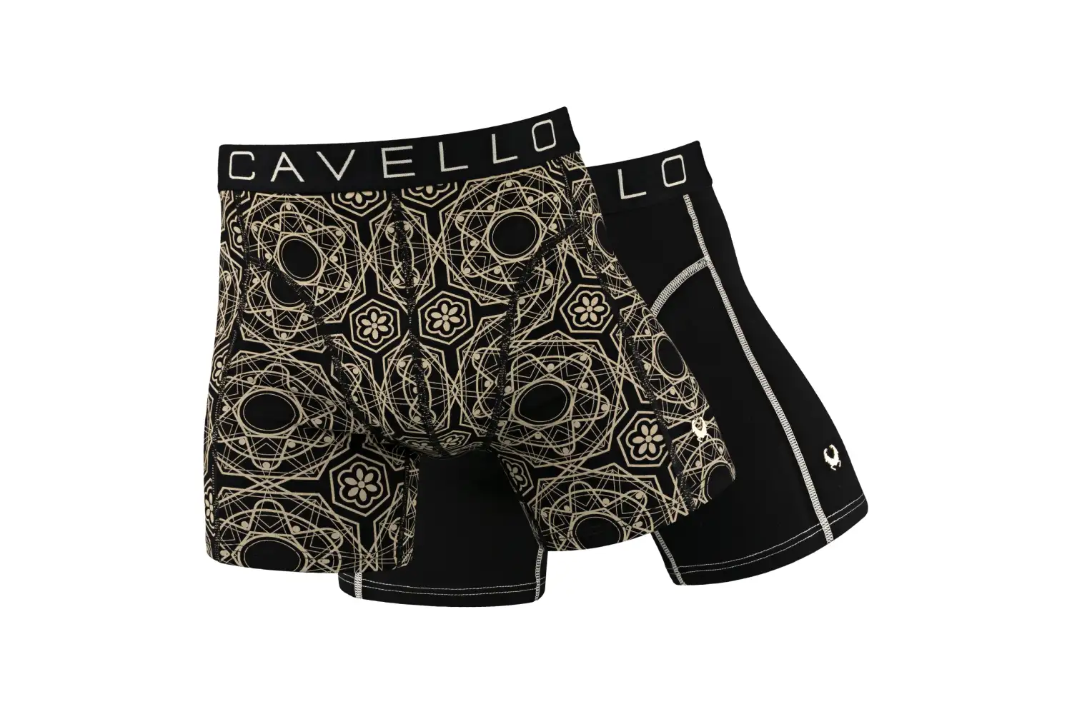 CB25001-999 Cavello heren boxer short zwart
