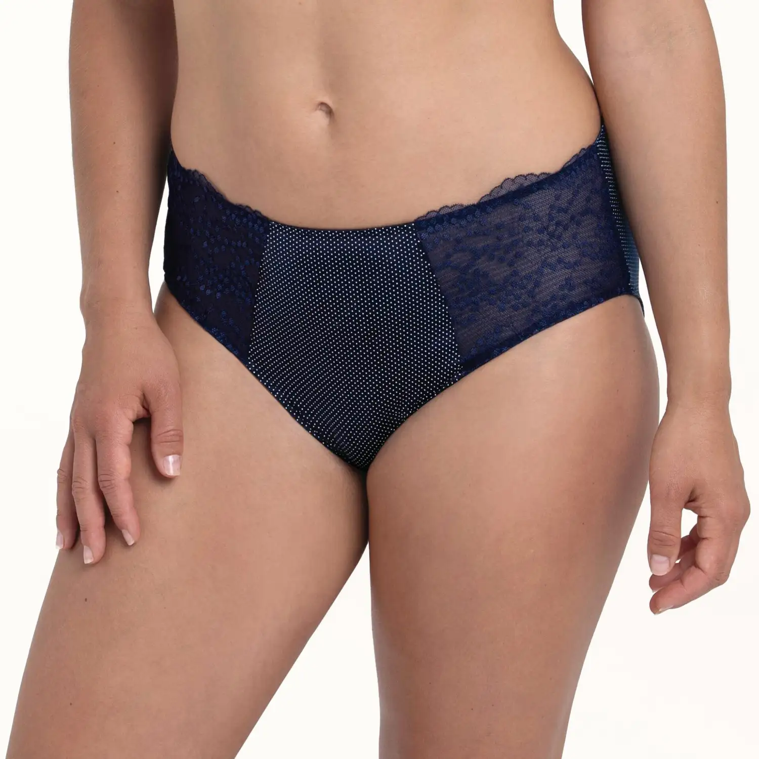 1382-380 Anita Orely Tailleslip marine blauw