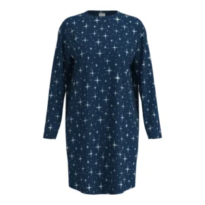 1230106-1118 Mey MEY Night sleepshirt long sleeve deep marine