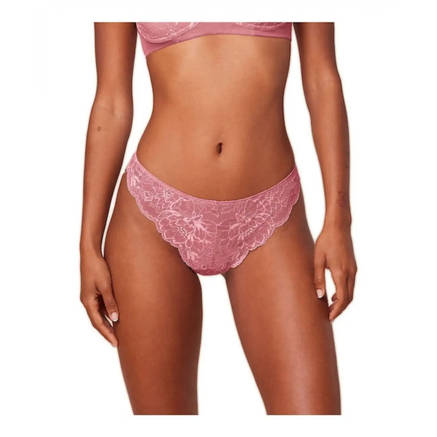 THRIUMPH 10218296-7397 Amourette Charm T Highleg Brazilian PEACH BLOSSOM - Afbeelding 2