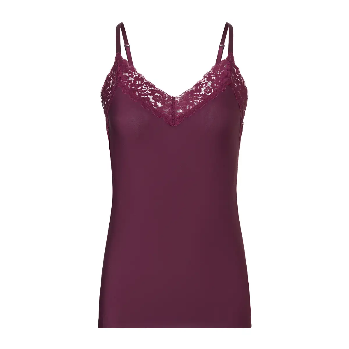 32526-6247 TEN CATE SECRETS Spaghetti top lace cherry burgundy