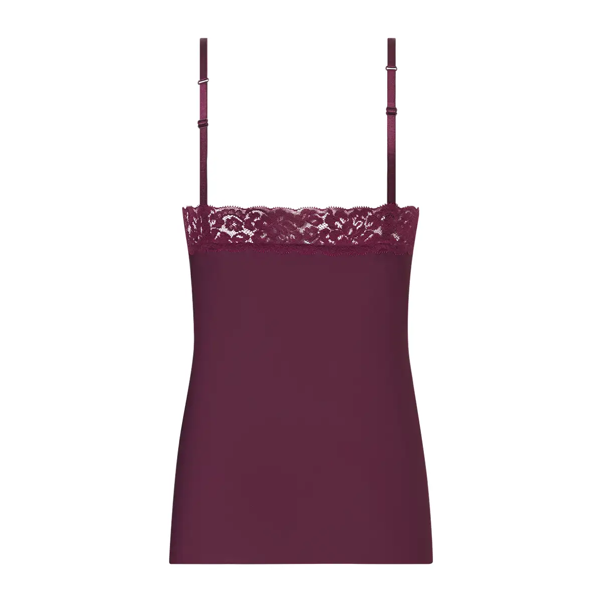 32526-6247 TEN CATE SECRETS Spaghetti top lace cherry burgundy - Afbeelding 2