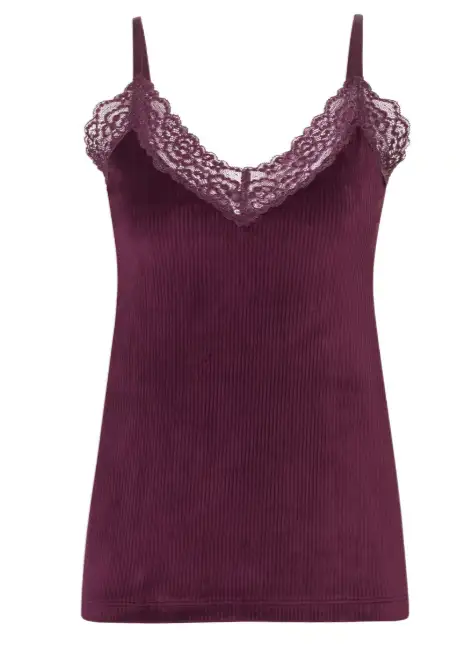 60778-6247 Ten Cate shirt lace cherry burgundy