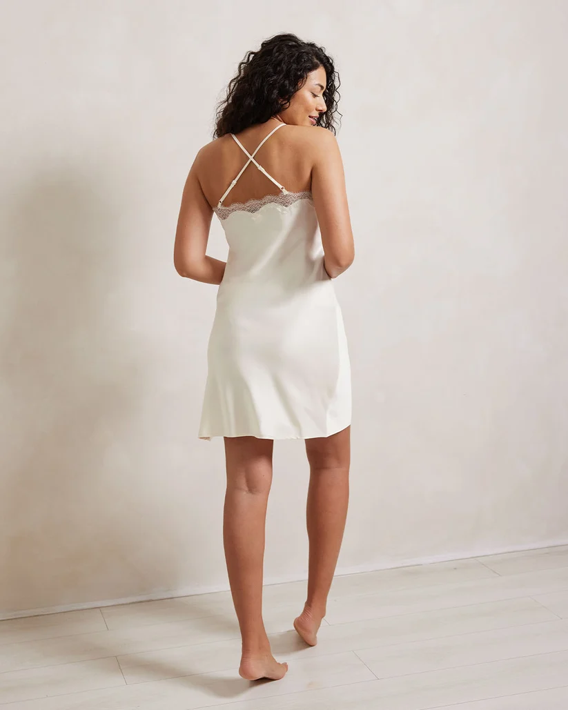CW61132RPLN03 Chelsea Peers slipdress natuur - Afbeelding 2