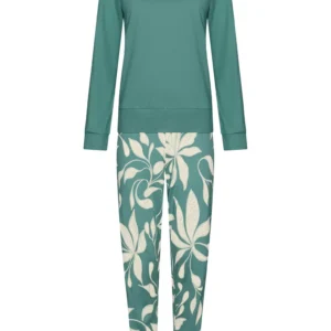 121262-124-2 Pastunette dames Pyjama lsl groen