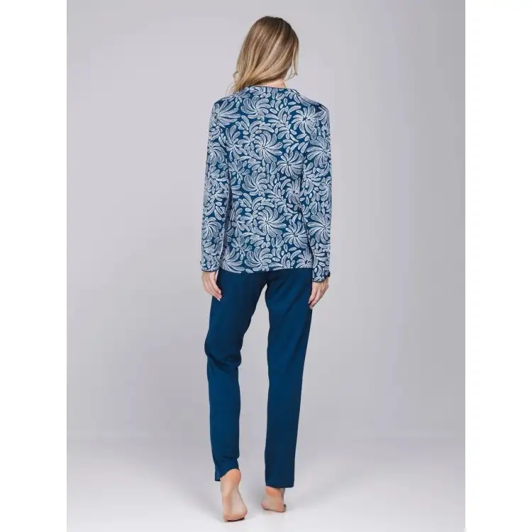 121262-154-1-520 Pastunette lsl Pyjama dark blue - Afbeelding 3