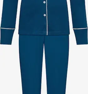 121262-226-1-520 Pastunette Pyjama full button dark blue
