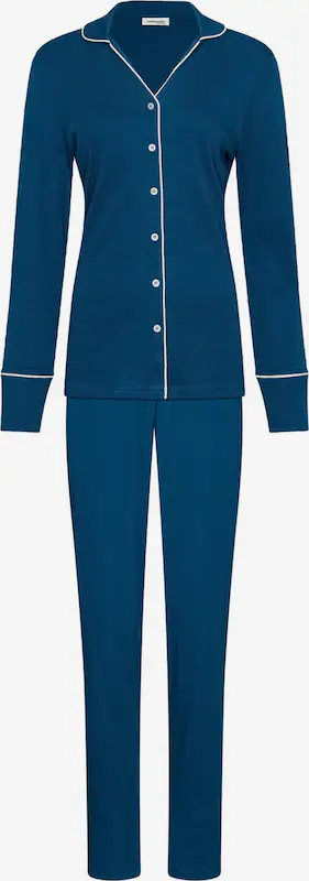 121262-226-1-520 Pastunette Pyjama full button dark blue