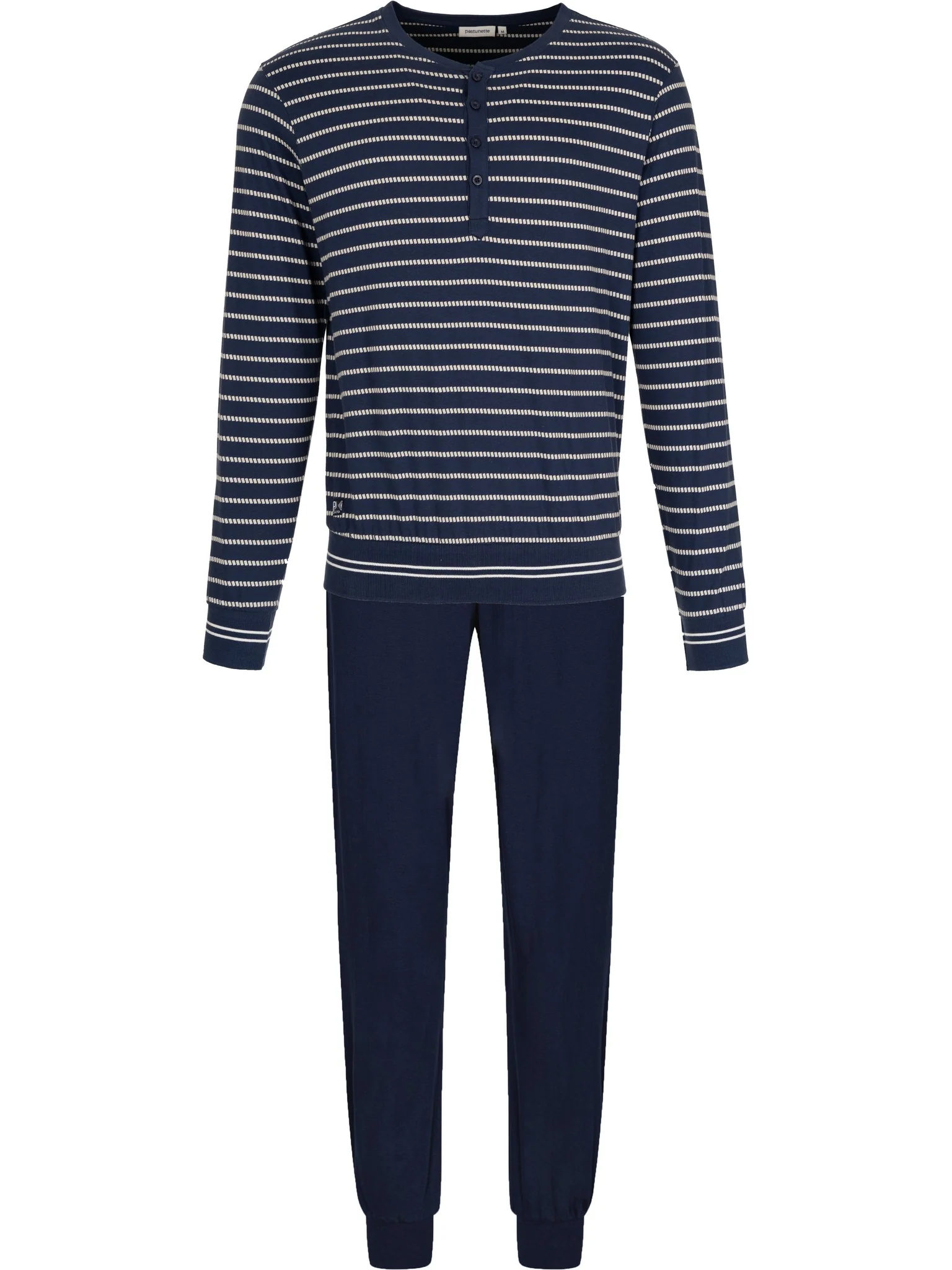 122262-518-1-520 Pastunette heren lsl Pyjama dark blue