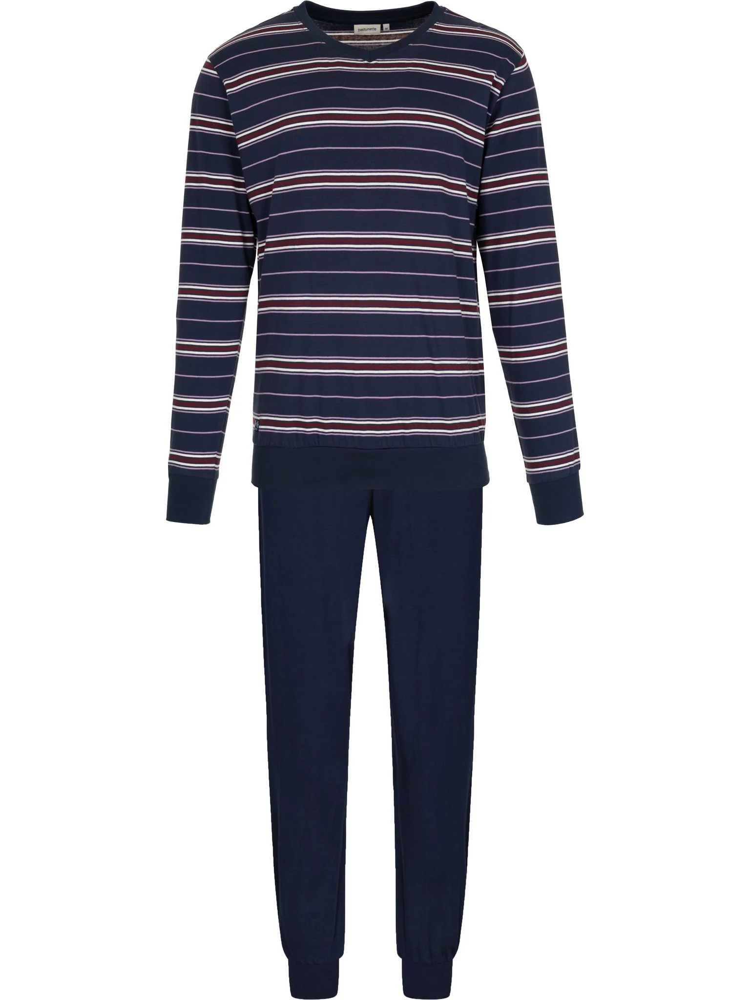 122262-532-1-520 Pastunette heren lsl Pyjama dark blue