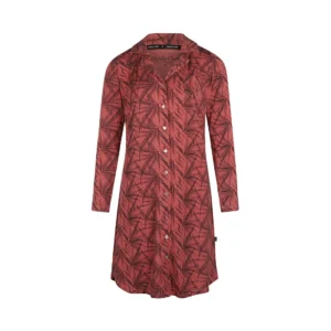 M61109-38 Charlie Choe lsl doorknoop Sleepshirt rood